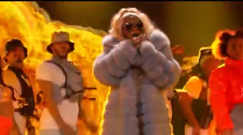 DJ Khaled brings out hip hop All-Stars for NBA halftime show