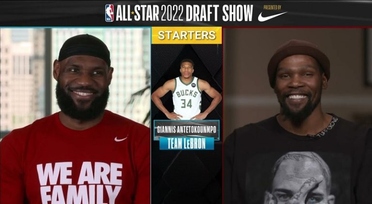 LeBron James and Kevin Durant pick their players for the All-Star Game