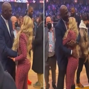 Michael Jordan goes viral for touching Mary J Blige's booty