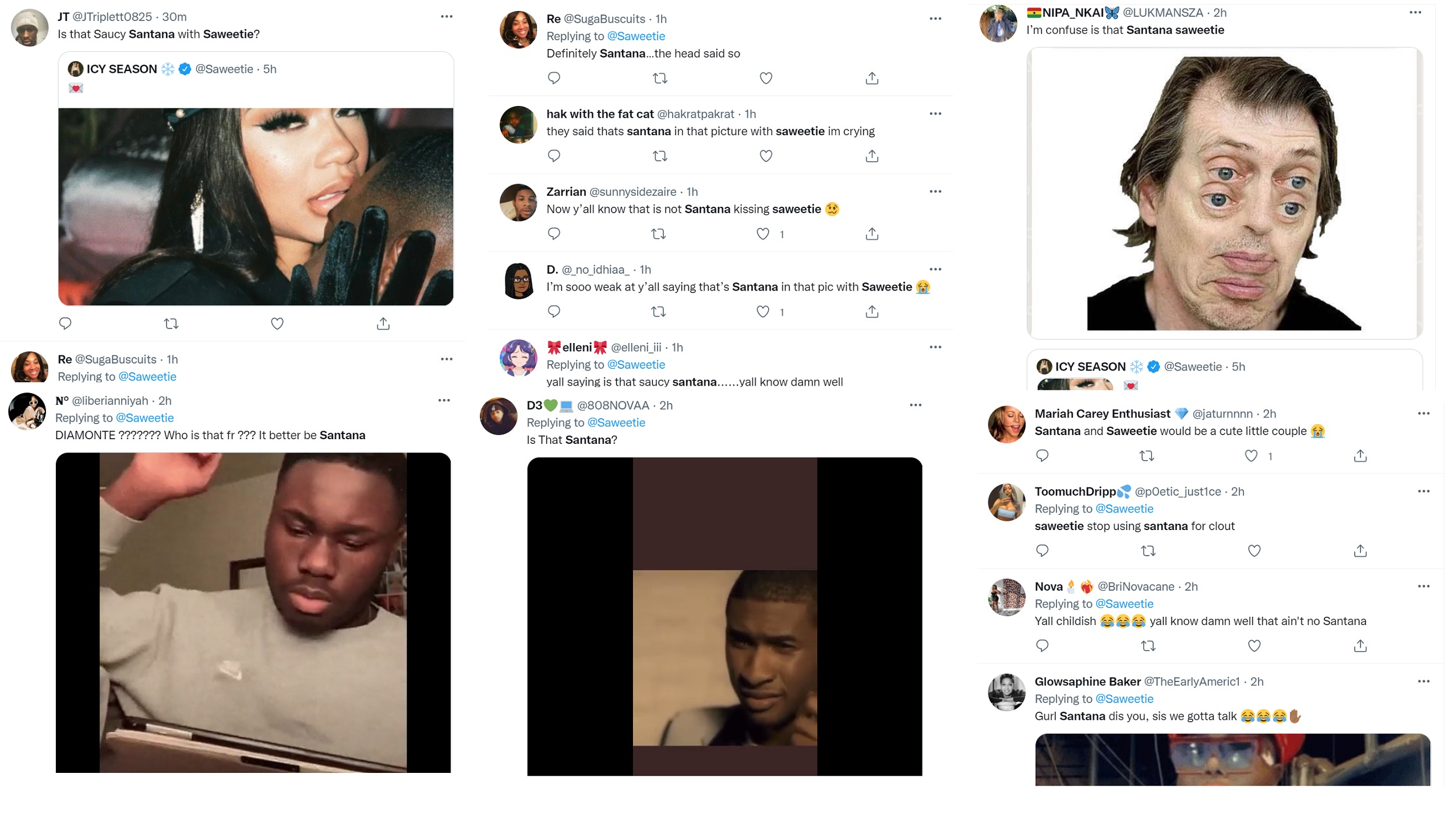Saweetie posts mystery man and fans say it's Saucy Santana