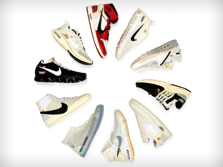 Virgil Abloh signed Nike and Louis Vuitton sneakers up for auction