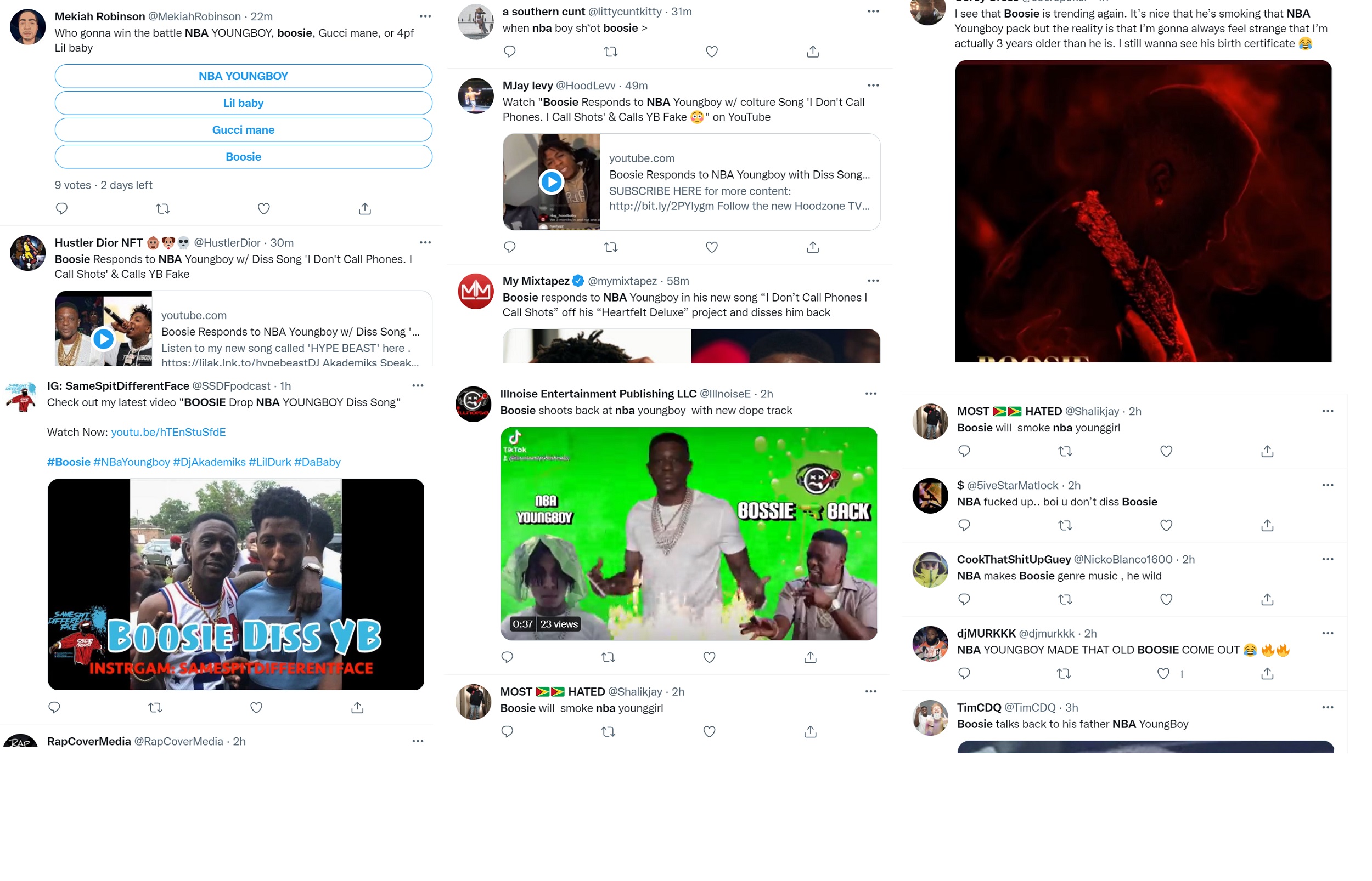 Boosie responds to NBA Youngboy diss and says never mention him again