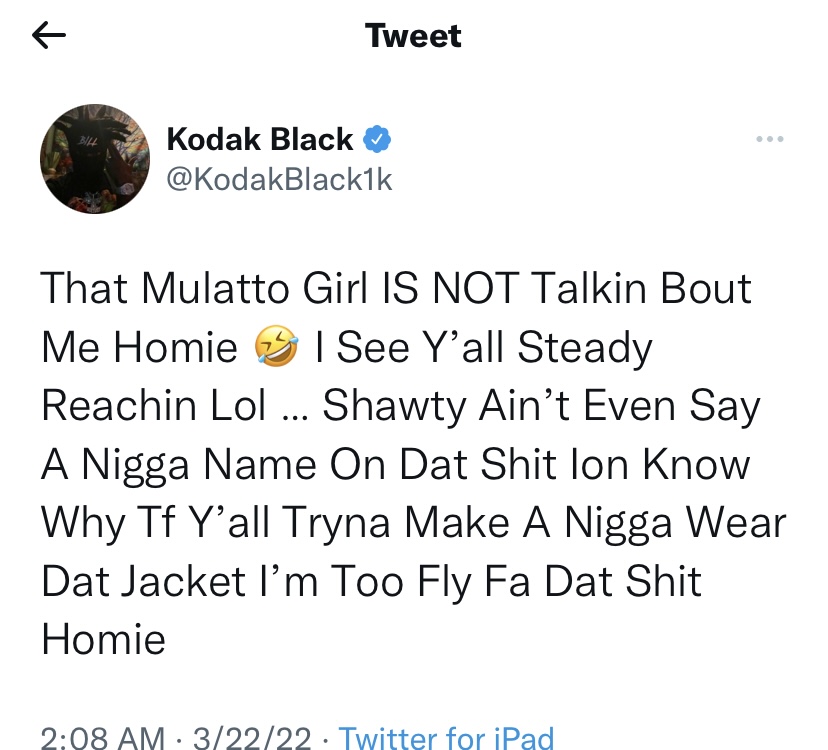 Kodak Black denies shooting his shot at Latto