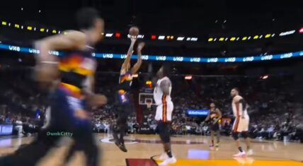 JaVale McGee hits Dirk Nowitzki's trademark turnaround jump shot