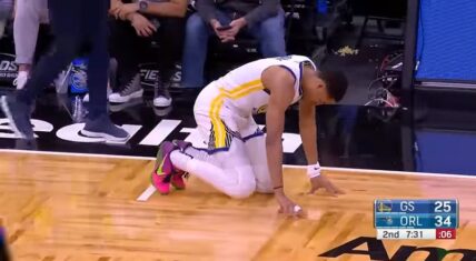 Jordan Poole gives the Warriors an injury scare