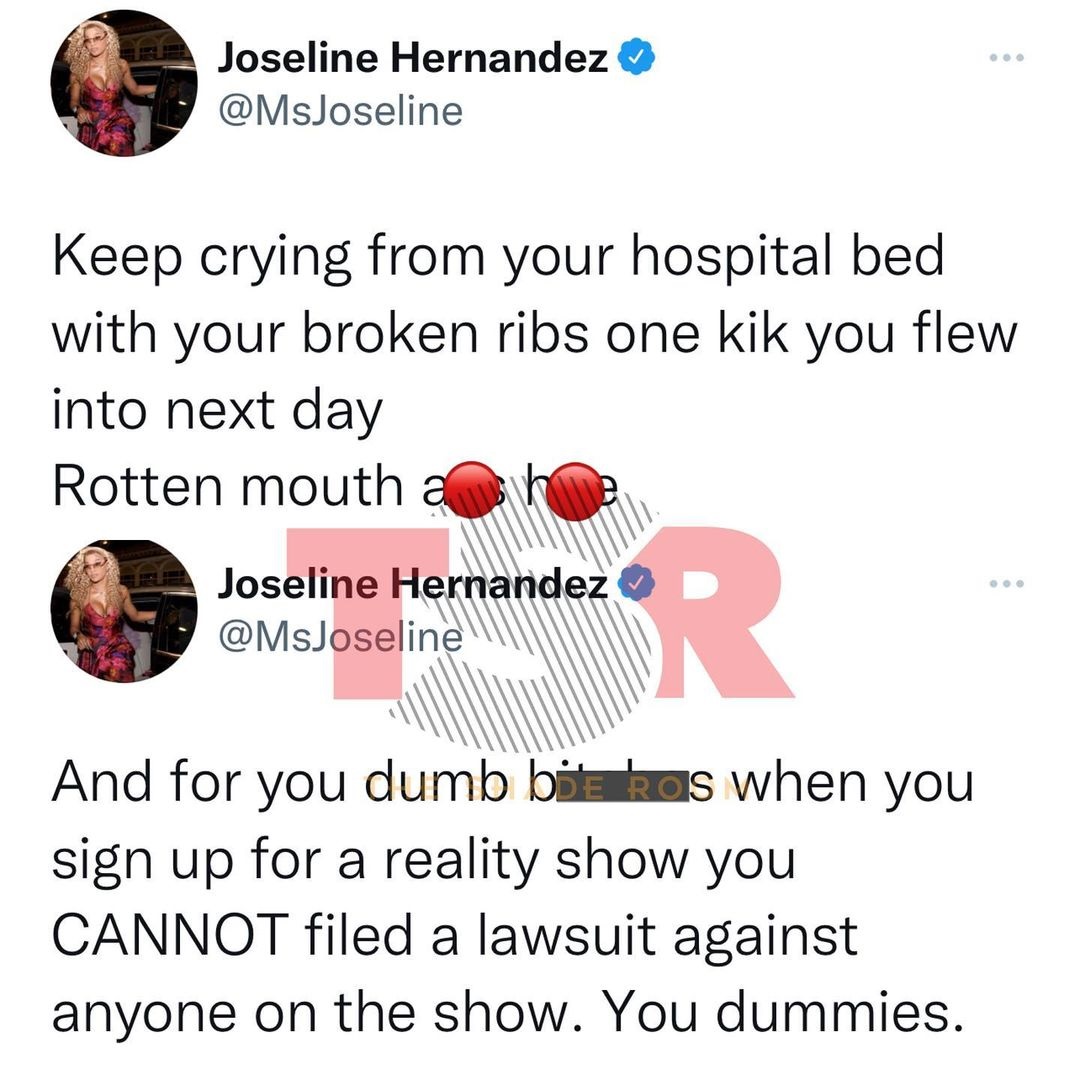 Joseline Hernandez responds to Amber Ali and admits to kicking her