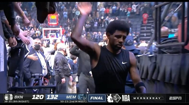 Kyrie Irving mocks Jaren Jackson for flopping against him