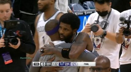 Kyrie Irving tells Isaiah Thomas to not be sad after 50 point game