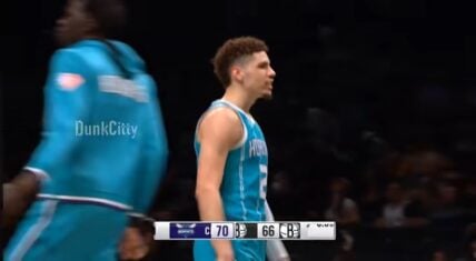 LaMelo Ball tells Kyrie Irving that he can't guard him