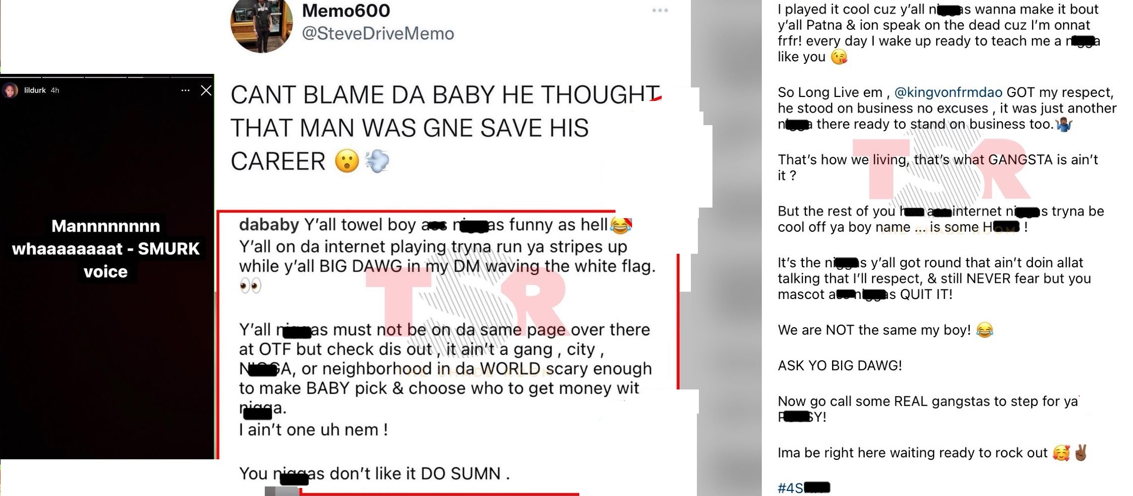 Lil Durk responds to DaBaby dissing him on IG