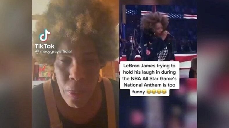 Macy Gray questions if LeBron James was laughing at her