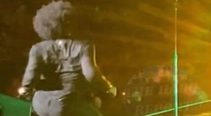 Maxwell almost twerking on stage during his concert, sparking viral reactions on Twitter.