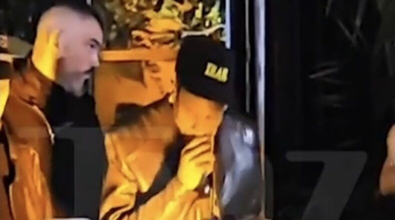 Travis Scott performs at private Oscars party in Bel-Air