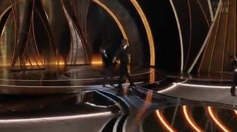 Will Smith refused to leave Oscars after slapping Chris Rock