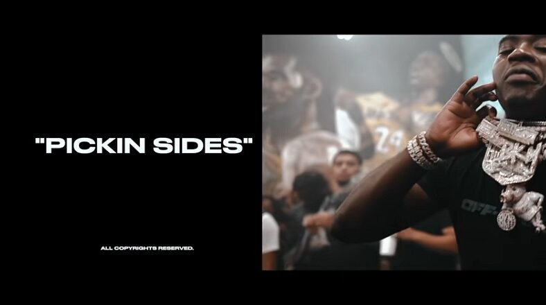 Bankroll Freddie recruits Icewear Vezzo for Pickin Sides video