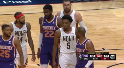 Brandon Ingram and Chris Paul get into argument