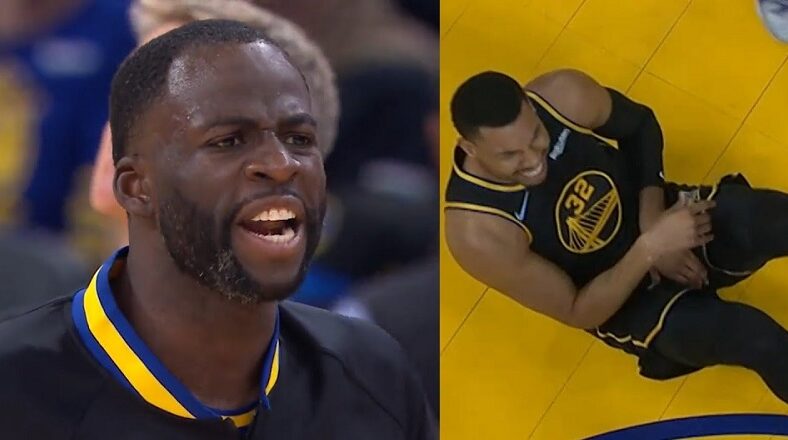 Draymond Green screams I got suspended from the Finals for that