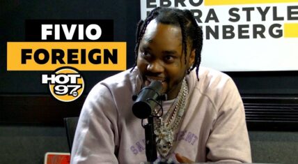 Fivio Foreign talks release of debut album BIBLE on Hot 97