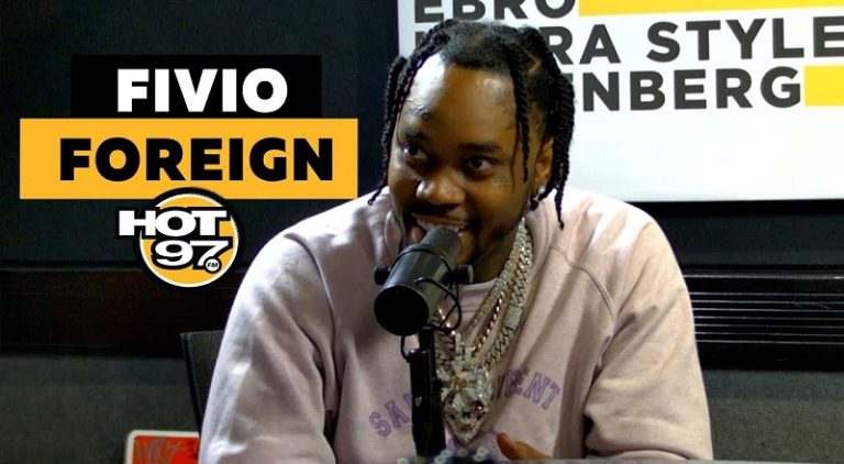 Fivio Foreign talks release of debut album BIBLE on Hot 97