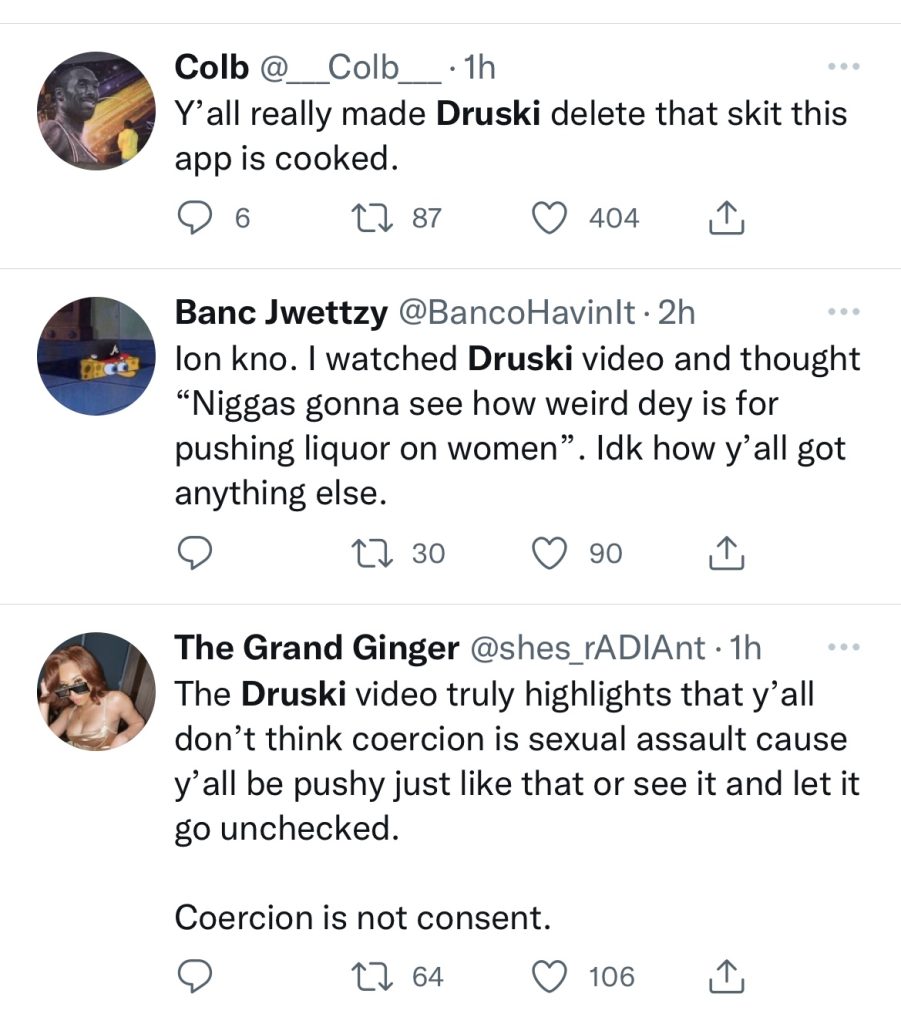 New Druski skit gets backlash for forcing alcohol on women