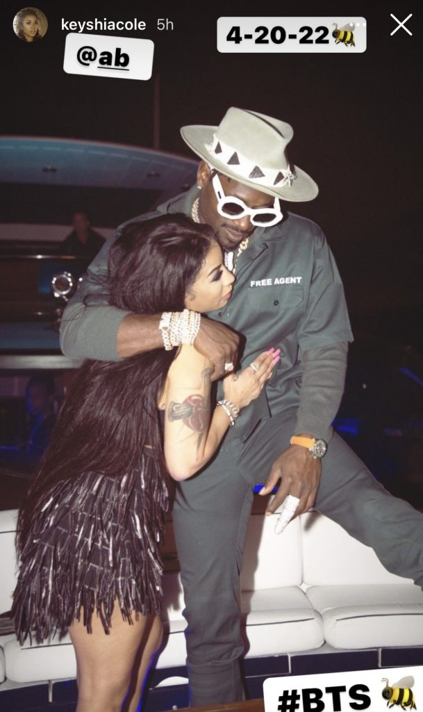 Antonio Brown previews "Don't Leave" video with Keyshia Cole