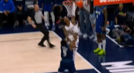 Ja Morant blocks Malik Beasley after Beasley dissed him