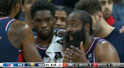 James Harden screams at DeAndre Jordan for getting ejected