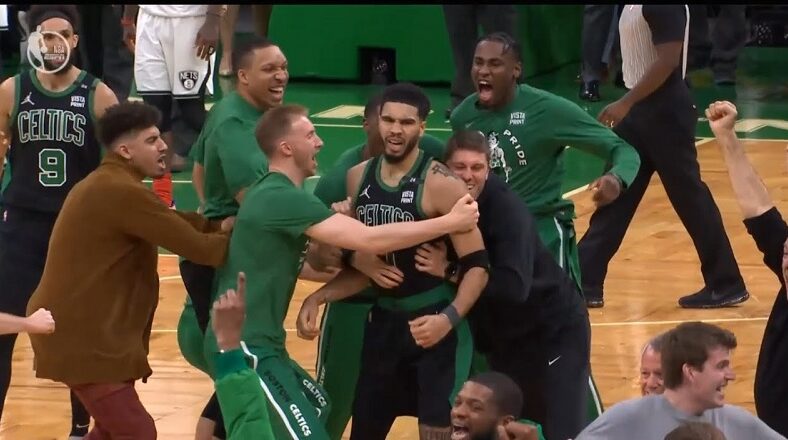 Jayson Tatum shocks KD and Kyrie Irving with game-winner