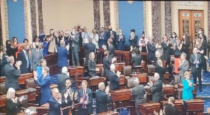 Ketanji Brown Jackson gets standing ovation from the Senate