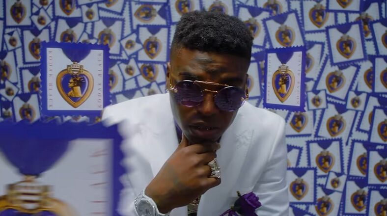 Kodak Black honors his friend in Purple Stamp video