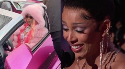 Nicki Minaj congratulates Doja Cat for winning her first Grammy