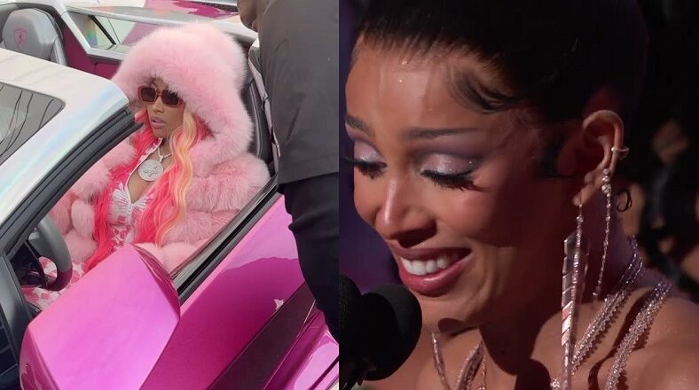 Nicki Minaj congratulates Doja Cat for winning her first Grammy