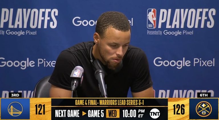 Stephen Curry blames missing free throws on the Warriors Game 4 loss