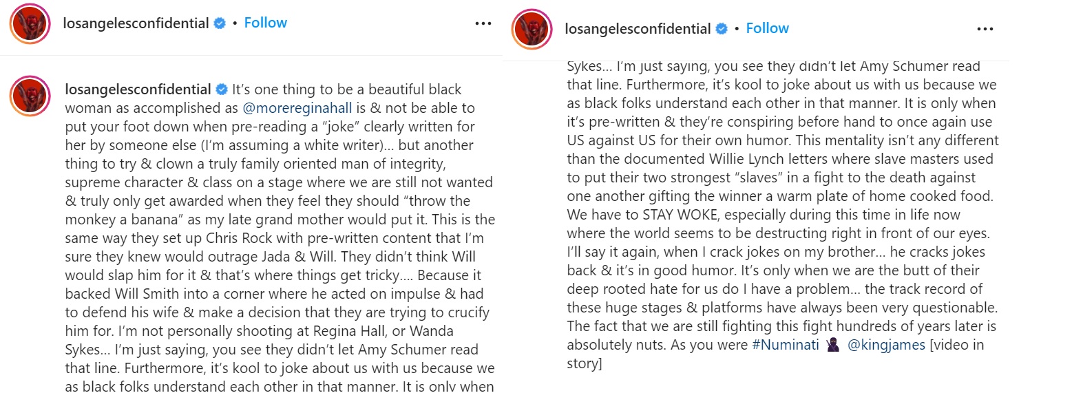 The Game blasts Regina Hall for Oscars joke about LeBron James' hairline