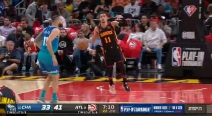 Trae Young ended LaMelo Ball's season in the 2022 Play-In