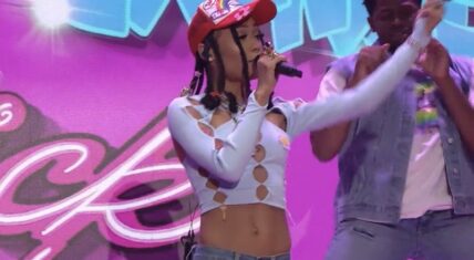 Coi Leray performs on "The Tonight Show Starring Jimmy Fallon"