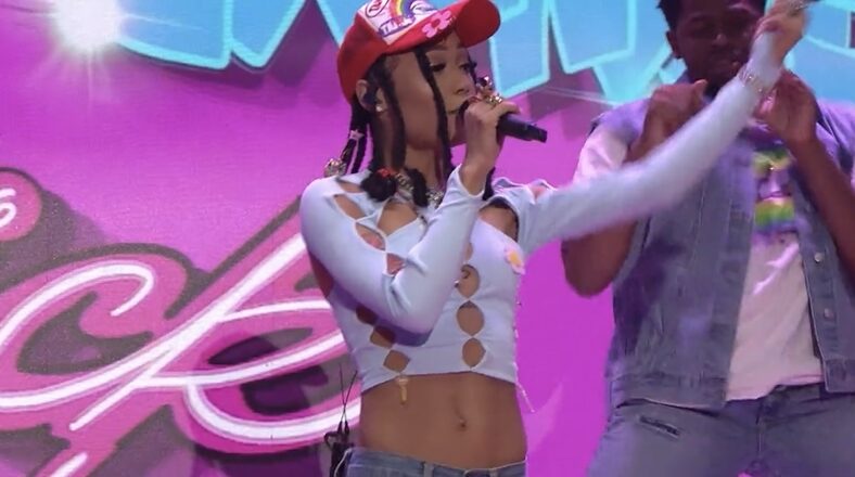 Coi Leray performs on "The Tonight Show Starring Jimmy Fallon"