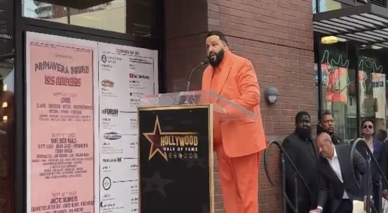 DJ Khaled receives star on Hollywood Walk Of Fame