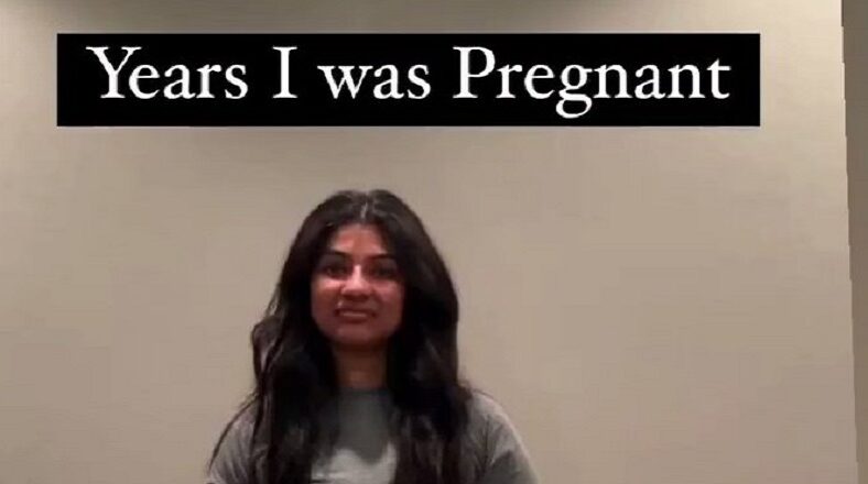 Woman goes viral sharing video of being pregnant from 2000-2012
