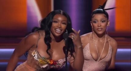 Doja Cat and SZA win Grammy for Best Pop Duo/Group Performance