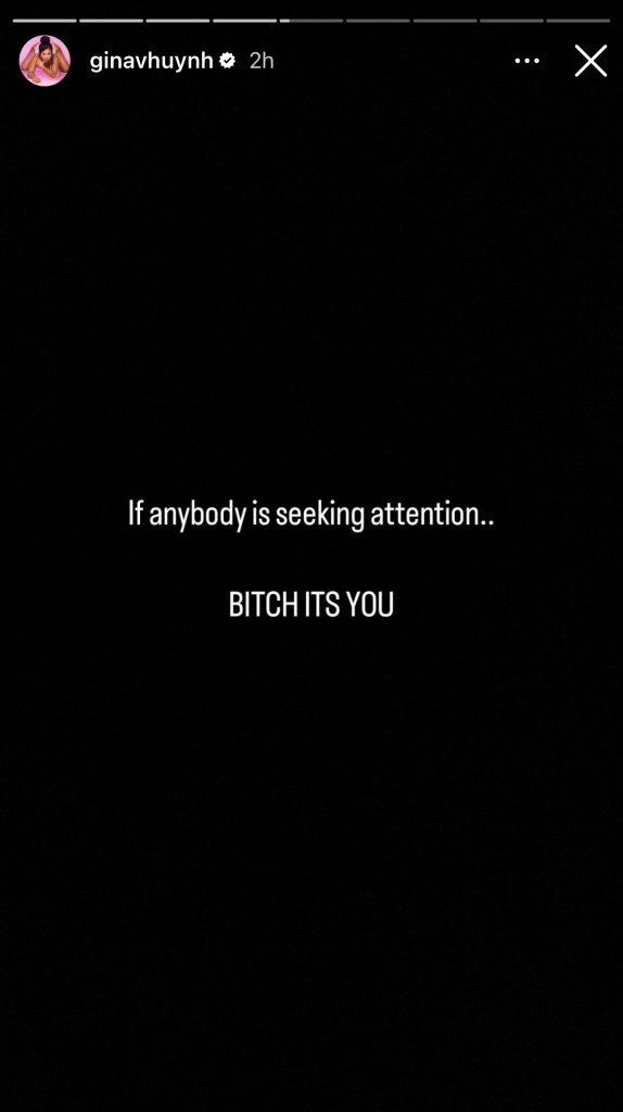 Gina Huynh and Yung Miami have beef over Diddy kissing Huynh on the cheek