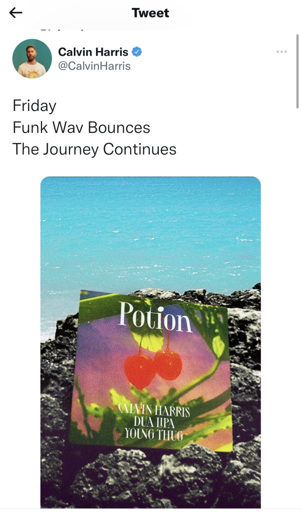 Young Thug to appear on new Calvin Harris “Potion” single 