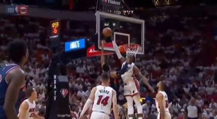 Bam Adebayo gets huge block against Tobias Harris in Game 5