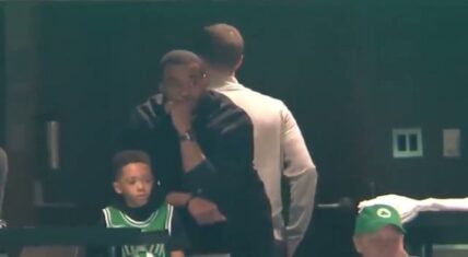 Brad Stevens seems to walk out on the Celtics with 8 minutes left