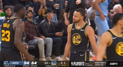 Draymond Green gets mad at Steph Curry over moving screen