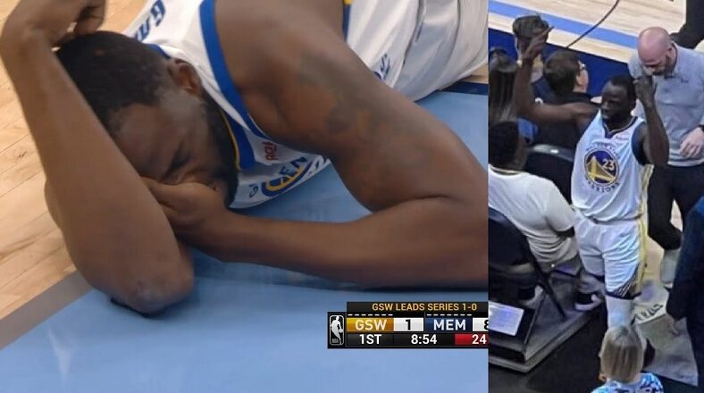 Draymond Green gives middle fingers to Grizzlies fans after elbow to face