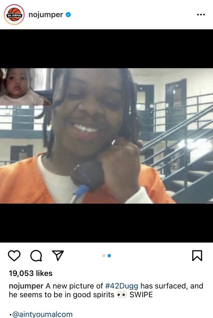 42 Dugg prison photo revealed 