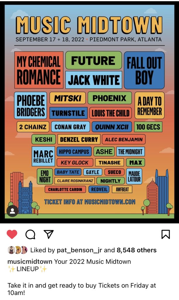 Music Midtown releases 2022 festival lineup