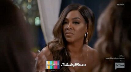 Kenya Moore tells the ladies Drew's husband Ralph reminds her of her ex