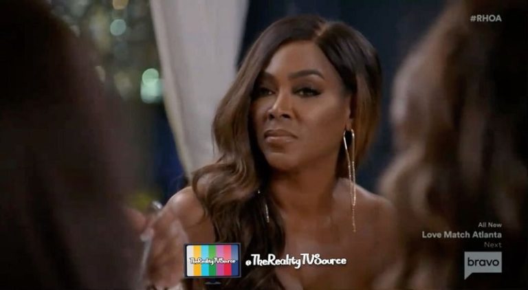 Kenya Moore tells the ladies Drew's husband Ralph reminds her of her ex